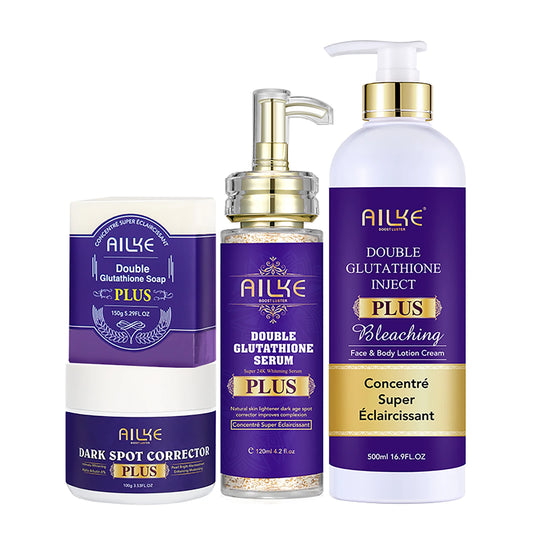 AILKE Glutathione Lightening Body Lotion and Cleanser