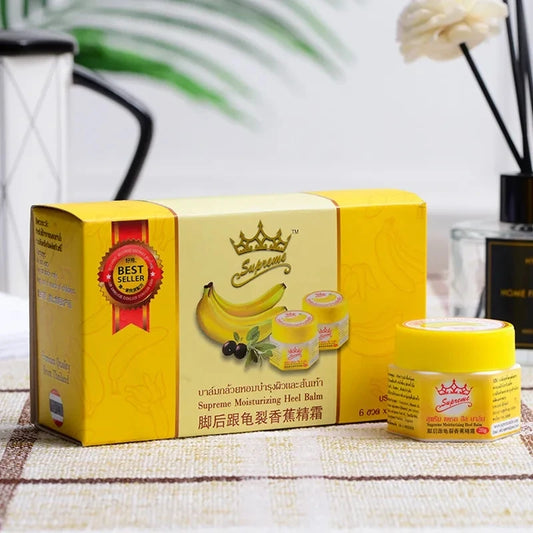 6Pcs Thailand Banana Oil Moisturizing Cream